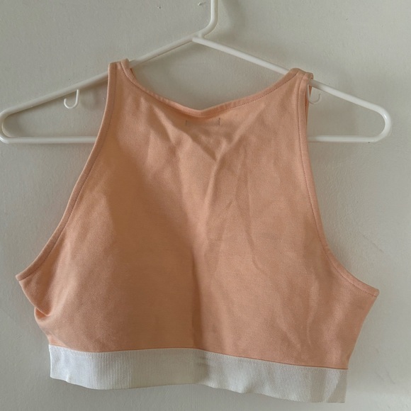 Sunday Best Aritzia Peach Crop Top - Picture 3 of 7